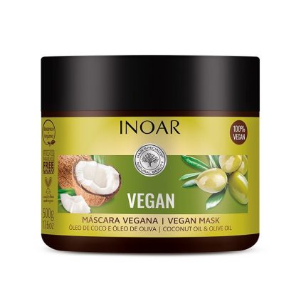 mascarilla vegan con coco y oliva