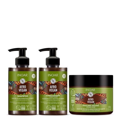 kit para pelo afro de inoar