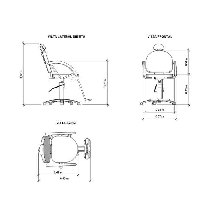 especificaciones de medidas silla lille