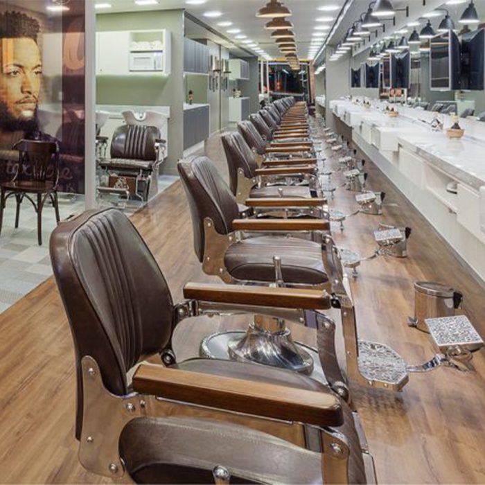 Salón de belleza con sillones van de velde