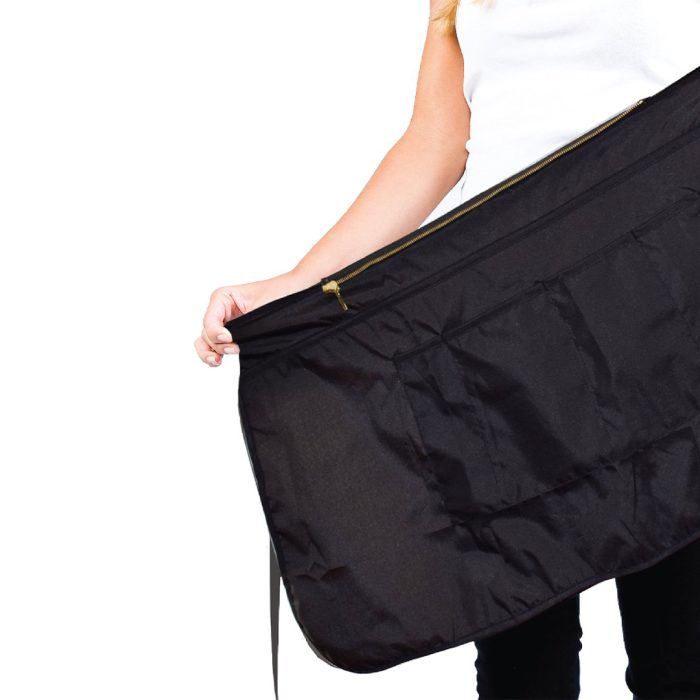 delantal The Mod modelo 187-blk detalle parte abajo