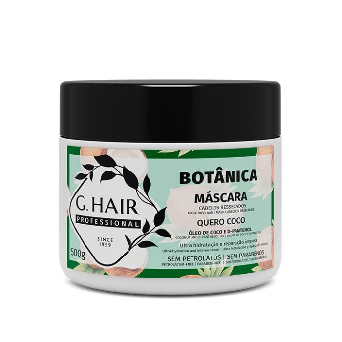 Botanica mascarilla cabello seco quero coco ghair