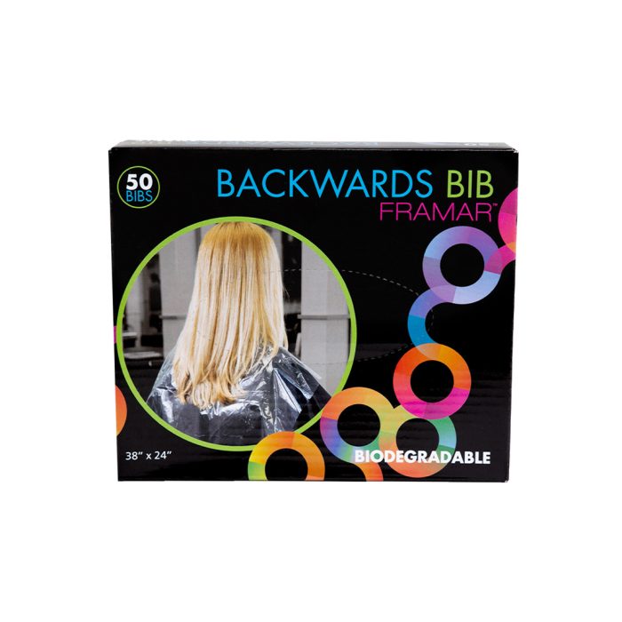Capas desechables de peluquería Backwards Bibs de Framar