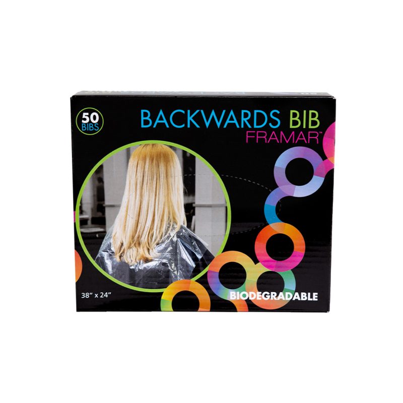 Capas desechables de peluquería Backwards Bibs de Framar