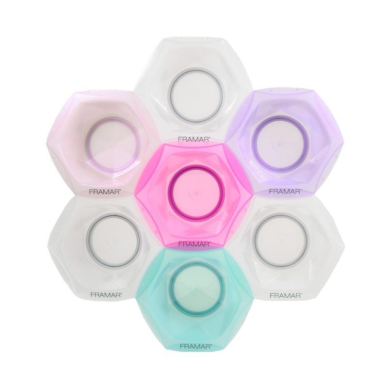 Pack de 7 bols para tinte Connect & Color de Framar