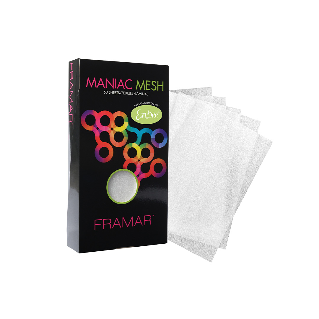 Maniac Mesh – Papel para Mechas Reutilizable Framar Papel para mechas reutilizable Maniac Mesh de Framar