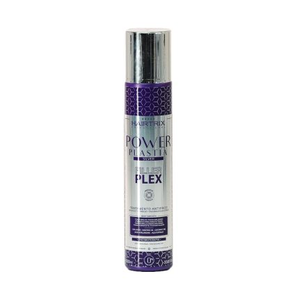 botella de un litro de power plastia silver filler plex de la marca Hairtrix