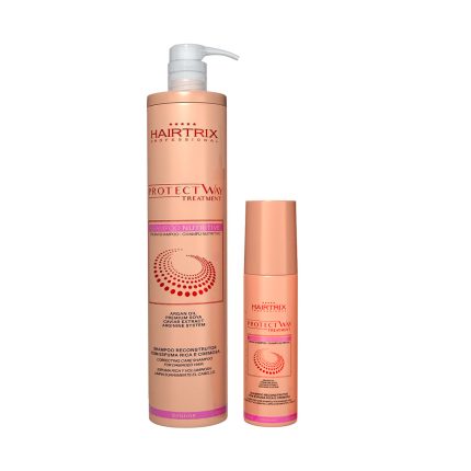 protect way treatment champú de 1 litro para fortalecer el pelo