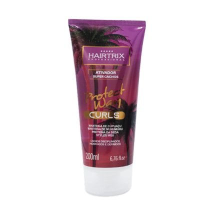 tubo de activador de rizos leave-in protect way curls de la marca hairtrix
