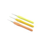 pack de 3 agujas de ganchillo para mechas de la marca vivalinda.