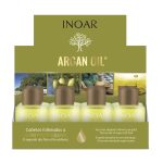 Aceite de argan para el cabello caja expositora con 12 botellas de 7ml