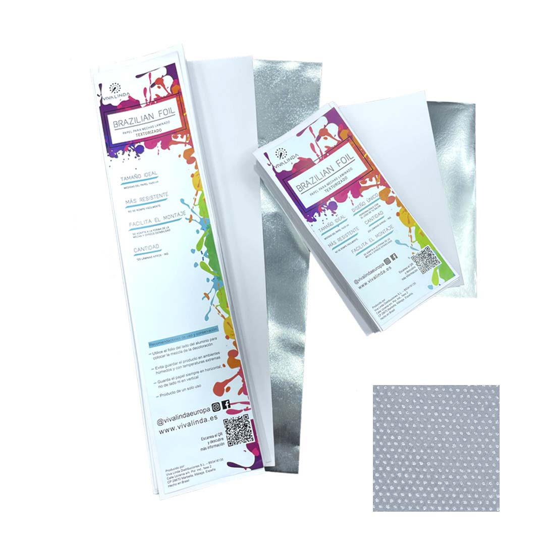 Papeles de mechas Texturizado Brazilian Foil con textura Papel Texturizado Brazilian Foil - Imagen 1