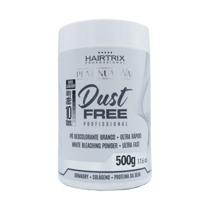 Polvo decolorante blanco platinum way dust free de hairtrix 500g