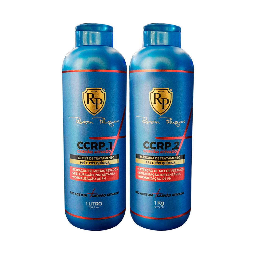 CCRP CARBON ACTIVADO kit CCRP+ Carbón Activado estabiliza pH, elimina metales pesados y el cabello chicloso
