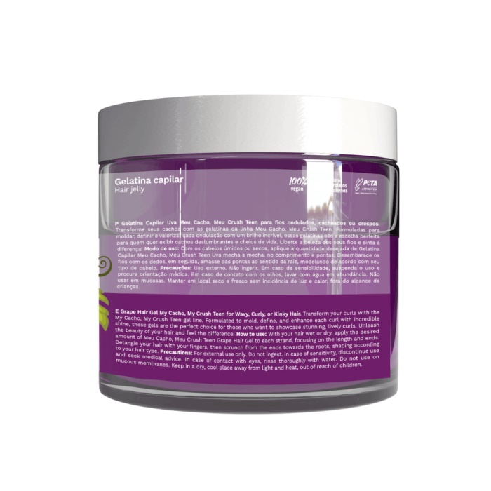 Gelatina Uva Meu Cacho Meu Crush Teen 500g - Imagen 3