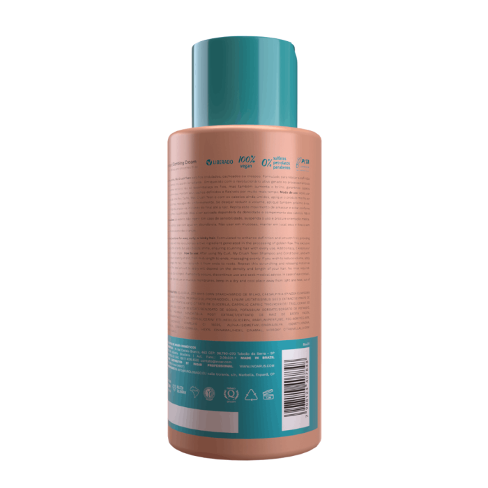 Leave In Crema de Peinar Meu Cacho Meu Crush Teen 500ml - Imagen 2